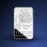 Silver Savers - Panda 96 Solid Silver Bars Box Set