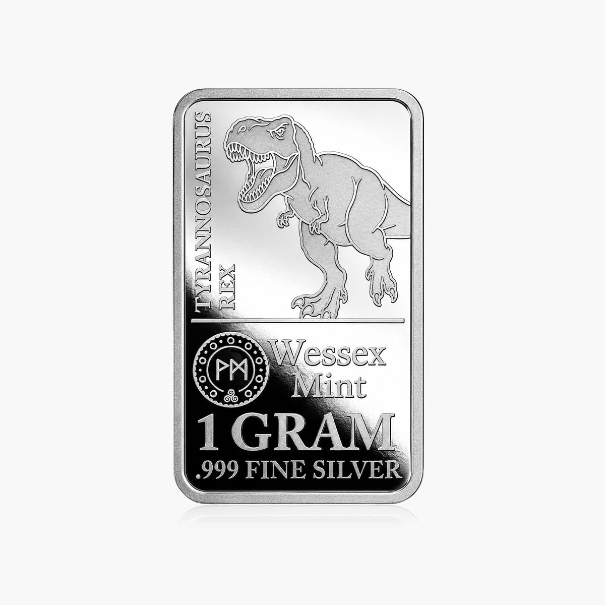 24g Tyrannosaurus Rex .999 Silver Bar Box Set