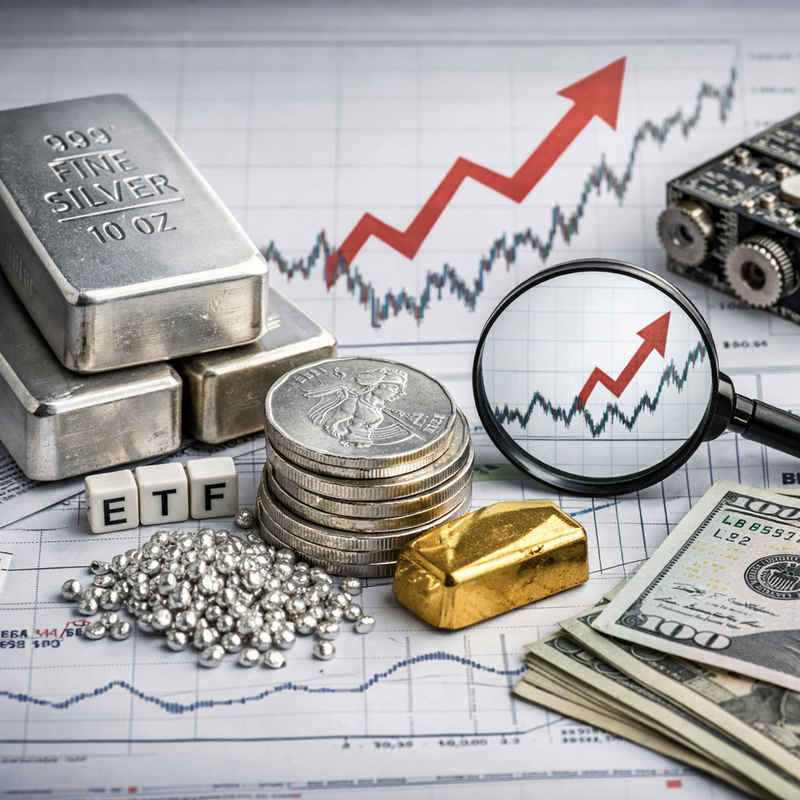 Silver prices soaring through charts