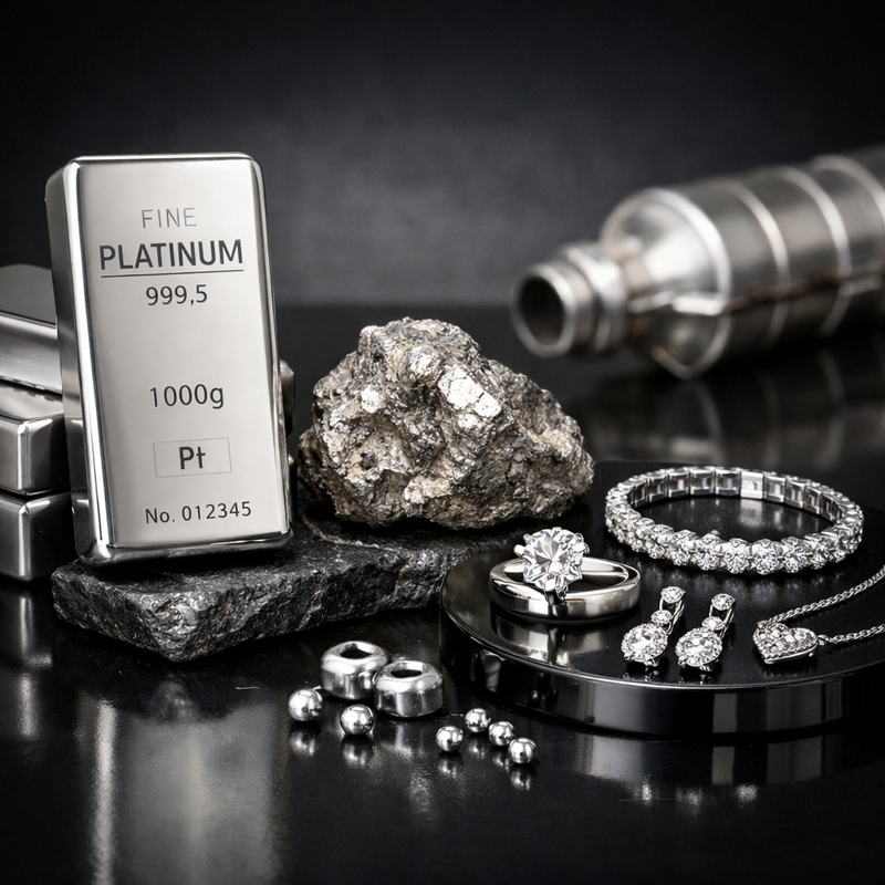 Why Platinum Isn’t As Valuable As Gold Despite Being Rarer