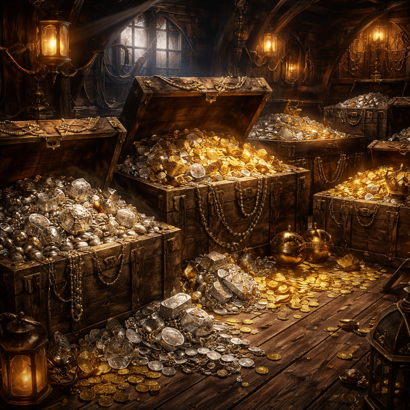 How much gold and silver did the Spaniards take from America?