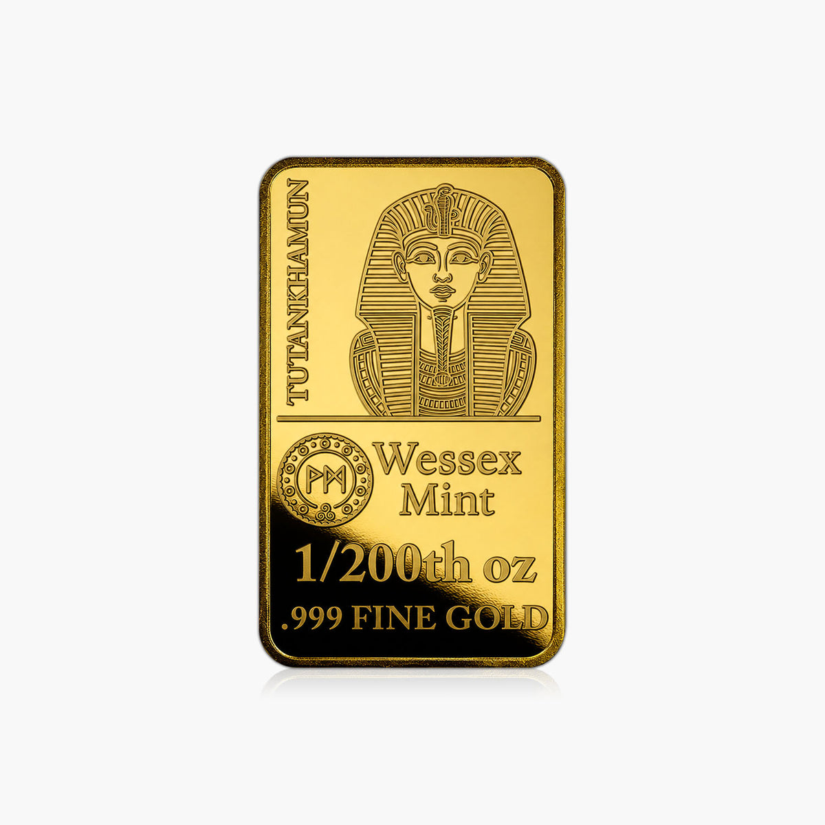 1/200 oz Tutankhamun .999 Fine Gold Bar (Pack of 5)