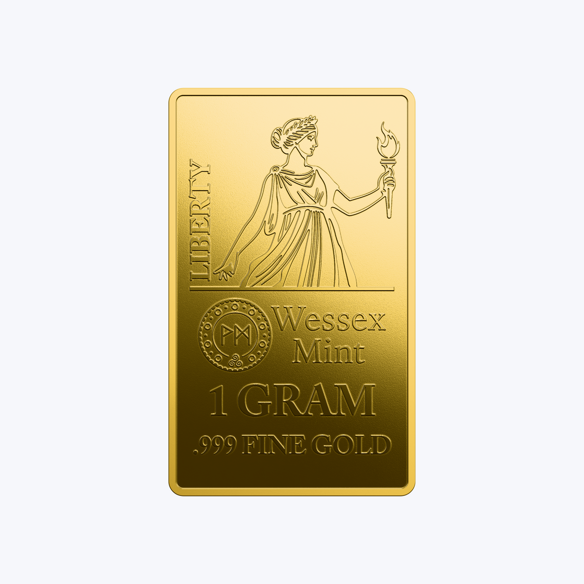 1g Liberty Fine Gold Bar (Pack of 5)