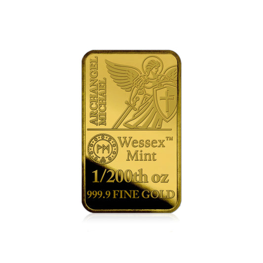 Archangel Michael 2 Solid Gold Bars