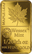 Maple Leaf gold bar