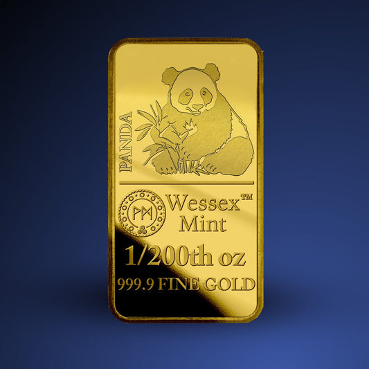Panda 16 Solid Gold Bars