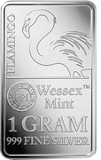 Flamingo silver bar