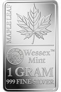 Maple Leaf silver bar
