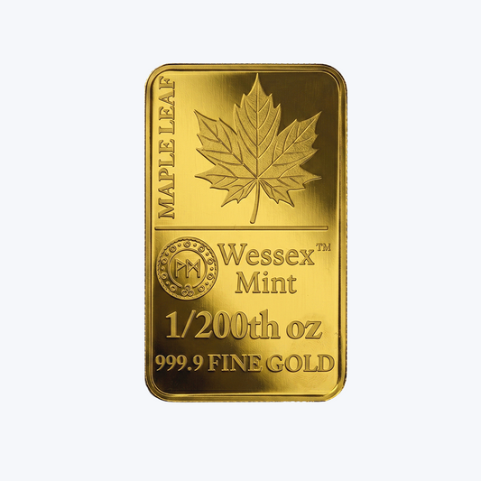 Maple Leaf 4 Solid Gold Bars